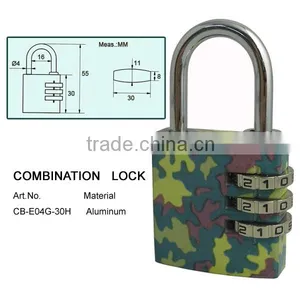 Aluminum Padlock Unity Lock Cute Combination Lock Xiaoboshi Lock thumbnail-1
