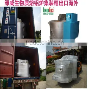 Large Capacity Biomass Alumium Melting Furnace for Aluminium Melting thumbnail-2