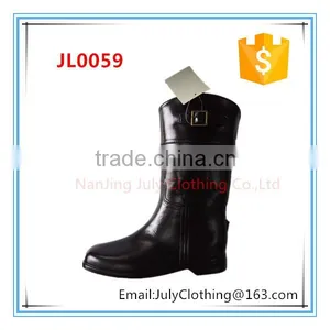 Women's Black Knee Rain Boots Size 8 thumbnail-3