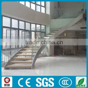 Curved Stainless Steel Beam Stairs thumbnail-5