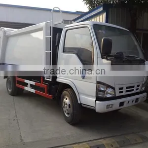 White Color 4*2 Compactor Garbage Truck thumbnail-1