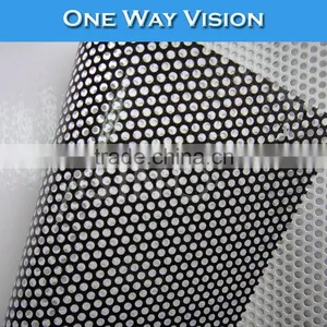 Outdoor Sign Self Adhesive 3M Perforated Glass One Way Vision Film thumbnail-1