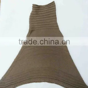 High Quality Fashion Lady Hot Sale Thick Poncho Knit Ponchos OEM Factory thumbnail-2