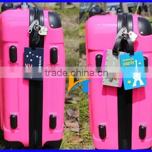 New Products 2014 Bag Accessory Blank PVC Soft Travel Luggage Tags Factory Wholesale thumbnail-1