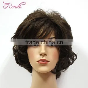 Fashion Shoulder Length Ombre Synthetic Full Lace Wigs, Party Wig thumbnail-2