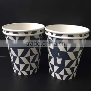Custom Printed Paper Coffee Cups Take Away Coffee Cups Hot Drinking Paper Cup 8oz thumbnail-1