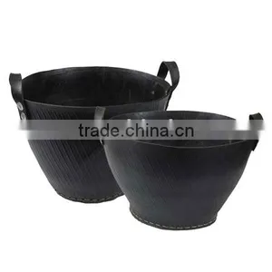 Recycle Tire Rubber Buckets,Hand Made Bucket,Tire Basket,Cement Bucket thumbnail-1