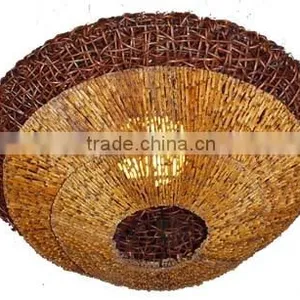 Decorative Rattan Wicker Wall Lamps thumbnail-3