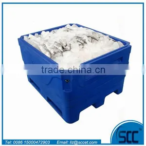 1000L Plastic Storage Tubs for Fish, Chilly Bin Cooler for Fish, Fish Bin Cooler thumbnail-4