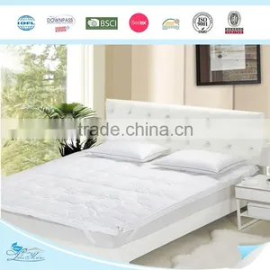 100% Cotton White Duck Down Mattress Topper Quality Choice thumbnail-1