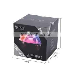 Mini Digital Bluetooth Speaker With 3 Colors Led Light thumbnail-6