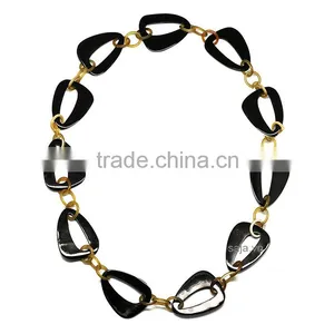 Buffalo Horn White, Buffalo Horn Jewelry, Buffalo Horn Necklace SHN-300 thumbnail-1