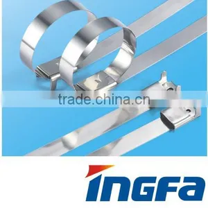 304 Material Metal Cable Tie for Length 150mm to 100mm thumbnail-3