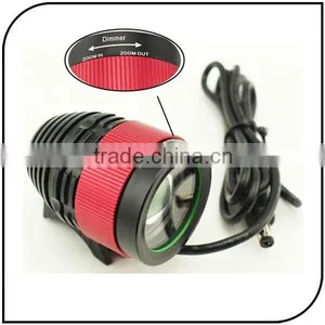 CREE XML-T6 Led 8.4V 6600mAh Battery Front Bicycle Head Lamp 1600 Lumen Zoom Focus Rechargeable Led Bike Light thumbnail-3