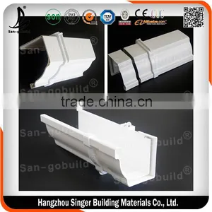 High Quality Low PVC Water Pipe Prices PVC Rain Water Gutters thumbnail-2