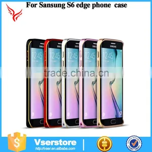 2016 Popular Case for Samsung Galaxy S6 Edge Aluminum Bumper Case for Samsung Metal Cell Phone Case thumbnail-2