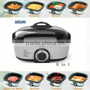 8 in 1 Multi-functional Cooker Fryer Slow Cooker thumbnail-1