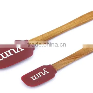 New Product Wood Handle Silcone Spatula thumbnail-5