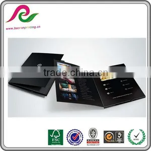 2016 Hot Selling Lcd Video Brochure Card for Promotion Business & Wedding Invitation thumbnail-1