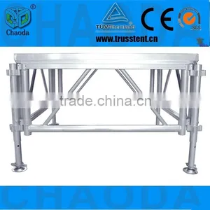 2014 Hot Sale 1.22*1.22M or 1.22*2.44M CE ,TUV and SGS Cetificited Aluminum Stage Decorations Graduation thumbnail-2