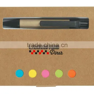 Eco-Friendly Memo Case With Sticky Flags & Pen thumbnail-1