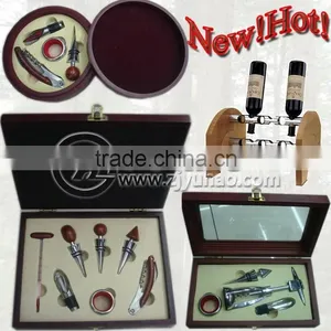 6Pcs Promotional Wooden Gift Wine Set thumbnail-1