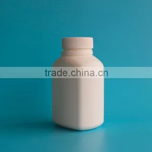 8 oz Plastic HDPE Square White Medicine Pill Bottle, Pharmaceutical Capsule Bottle With Tamper Evident Cap thumbnail-3