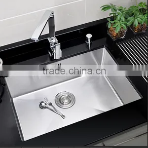 Building Materials Stainless Steel Single Handmade Kitchen Sink Construction Undermount Sink With Cupc Certififcation thumbnail-6