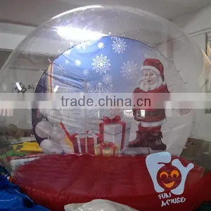 Customize Giant Inflate Snow Globe Christmas thumbnail-1
