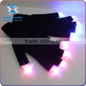 2016 Christmas Hot Party Light Up Gloves/Adult Custom Logo Led Gloves,light Gloves Led thumbnail-6