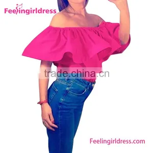 Free Sample Oem Service Tops for Women 2016 Blouses thumbnail-1