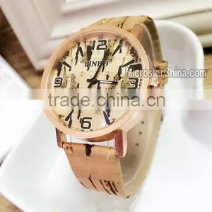 2016 New Fashion Different Color Spot Wooden Wrist Watch thumbnail-5