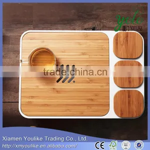 High Quality and Hot Sell Bamboo Tea Serving Tray Bamboo Tea Tray thumbnail-2