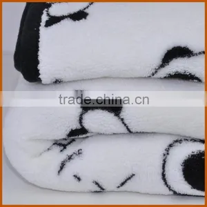 100% Polyester Wholesale China Panda Print Blanket thumbnail-5