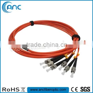 6 Core MM/SM Mini Breakout Optical Fiber Pigtail With 2.0mm ST Pigtail thumbnail-1