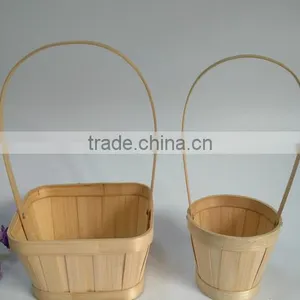 Bamboo Weaving Flower Hanging Basket thumbnail-6