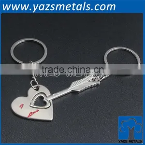 Factory Custom Valentine's Day Gift Metal Keychain thumbnail-2
