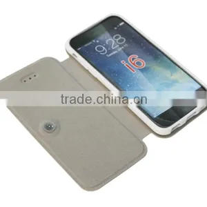 Colorful Handheld Super Slim Cheap pu Leather Magic Closure Phone Cover for Iphone 6 Supplier's Choice thumbnail-2