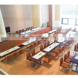 Modern Customized Fast Food Restaurant Table and Chair YR7019 thumbnail-1