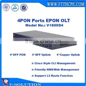 4 Ports EPON OLT Optical Line Terminal With Friendly NMS/Web Management and Cisco Style CLI Interface Support L3 Function thumbnail-2