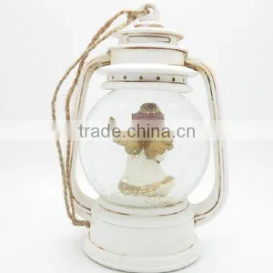 Decoration Fashion Design Cute Resin White Lantern Candle Holder thumbnail-4