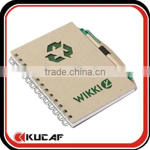Green Recycle Kraft Notebook With String thumbnail-1