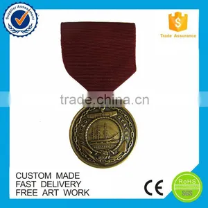Gold Silver Bronze Embossed Custom Metal Medals thumbnail-6
