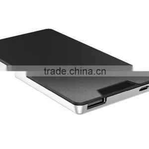 TRUSDA Hot New Arrive Super Thin 7.45mm Power Bank 3000mAh Aluminum Surface Mobile Charger With Li-Polymer Cell for Smartphones thumbnail-4
