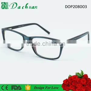2016 Latest Design CP Injection Fake Acetate Good Quality Korean Optical Frames With Wood Brushed Color thumbnail-3
