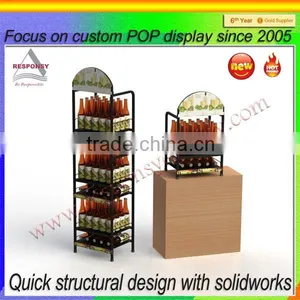Franchise Metal Wire Wine Display, Glass Bottle Wine Display Stand thumbnail-4