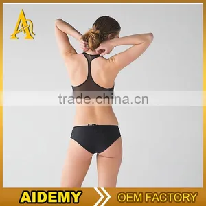 Sexy Yoga Bra And Panty Set Teenager Gril Bra And Underwear Sports Bra Panty Set thumbnail-2