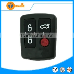 4 Button Remote Auto Key Fob Without Logo no Blade With ABS Plastic for Ford Fiesta Edge Connect thumbnail-1