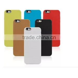 Unique Design Soft TPU Material 6 Colors Honeycomb Pattern Finish Design Cell Phone Back Case Cover for Apple Iphone 6 / 6 Plus thumbnail-5
