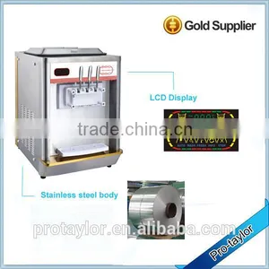 2+1mixed Flavors Commercial Table Commercial Frozen Yogurt Machine(Canton Fair Booth No:1.1J19,from 15th to 19th of Oct) thumbnail-2